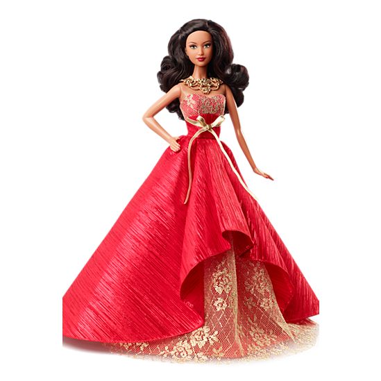 Holiday Barbie Ornament African-American